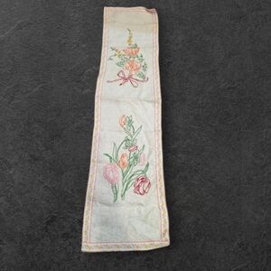 Floral Embroidered Table Runner